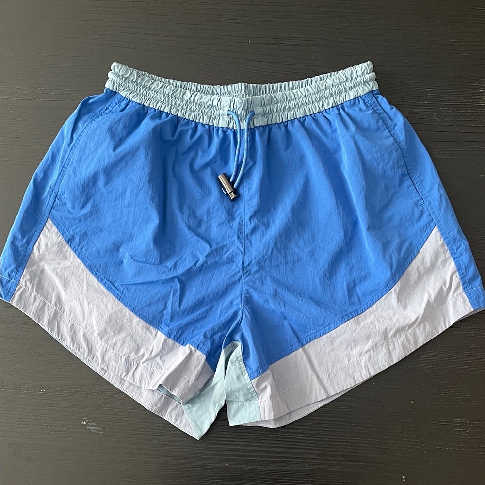 lululemon athletica Blue and Light Blue Athletic Shorts